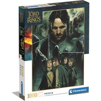 CLEMENTONI 39738 Lord of The Rings, Puzzle 1000 Teile Für Erwachsene Und Kinder 10 Jahren, Geschicklichkeitsspiel Für Die Ganze Familie, Mehrfarbig