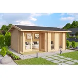 Lasita Maja Gartenhaus 4,4 x 3,2 m Beige