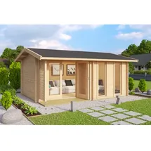 Lasita Maja Gartenhaus 4,4 x 3,2 m Beige