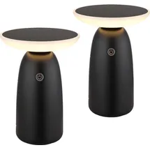 bmf-versand Tischlampe Schwarz 2 St.