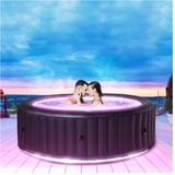 MSPA Miweba MSpa Aurora U-AU061 für 6 Personen LED Whirlpool aufblasbar Outdoor Garten Massage Pool 2022