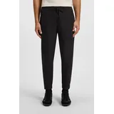 Boss Green Stretch-Hose T Flex mit elastischem Bund und Kordelzug Stretchhose Businesshose schwarz 52
