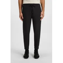 Boss Green Stretch-Hose T Flex mit elastischem Bund und Kordelzug Stretchhose Businesshose schwarz 52
