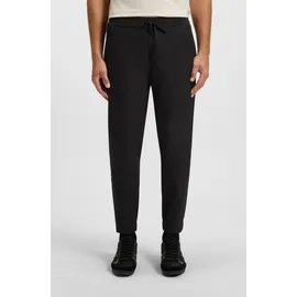 Boss Green Stretch-Hose T Flex mit elastischem Bund und Kordelzug Stretchhose Businesshose schwarz 52