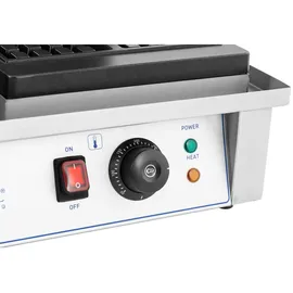 Royal Catering Doppel-Waffeleisen belgisches Waffeleisen Waffelmaschine rechteckig 2 x 2.000 W