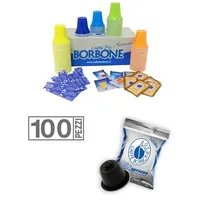100 Kapseln Kaffeekapseln Borbone Mischung Blau Respresso Kit Zubehör Nespresso