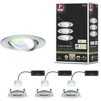 Paulmann 92435 LED-Deckenleuchte, LED-Einbauleuchte 6W Aluminium gedreht