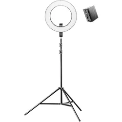 Walimex Pro LED Ringleuchte 380 Bi Color Set2 Akku
