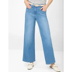 5-Pocket-Jeans RAPHAELA BY BRAX "Style LAURA FLARED", Damen, Gr. 38, Normalgrößen, beige (creme), 93% Baumwolle, 5% Elastomultiester, 2% Elasthan, Jeans