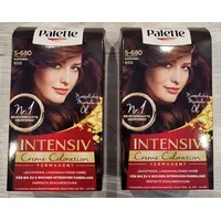 2x Poly Palette Intensiv Creme 5-680 Coloration 650 Kastanie  NEU OVP