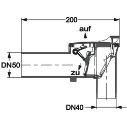 Haas OHA-Sperrwerk Typ 5 DN 50