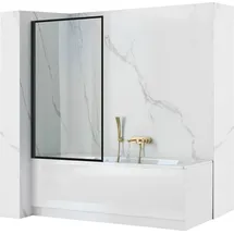 REA Badewannenaufsatz Lagos 80 Schwarz