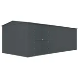 Globel Erweiterungselement 410 für Gerätehäuser Worker/Parker 120 cm Anthrazit