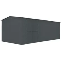 Globel Erweiterungselement 410 für Gerätehäuser Worker/Parker 120 cm Anthrazit