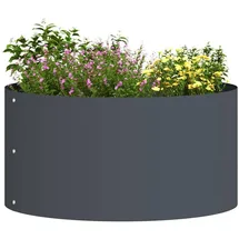 vidaXL Pflanzenring Anthrazit 40 x 40 x 20 cm Stahl