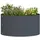 vidaXL Pflanzenring Anthrazit 40 x 40 x 20 cm Stahl