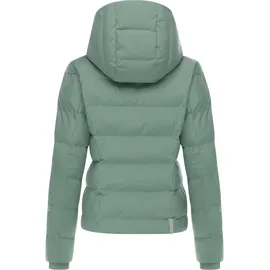 Ragwear Damen, Wasserdichte Winterjacke mit Kapuze Harlen YOUMODO Dusty Green Gr.