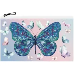 DIAMOND DOTZ® DTZ14.015 DOTZIES® Original Diamond Painting Mäppchen „Butterfly Days“ 21,5 x 14 cm