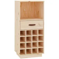 VidaXL Weinregal 45x34x100 cm Massivholz Kiefer