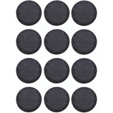 Novaliv 12x Schieferplatten rund 15cm Durchmesser Sushi Deko Servierplatten lang Schieferplatten Untersetzer Tischplatz Kerzenteller