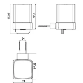 EMCO Loft Seifenspender 130ml Chrom