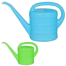 Cepewa Gießkanne 2er Set 1 l blau/grün 19 x 27 x 9 cm