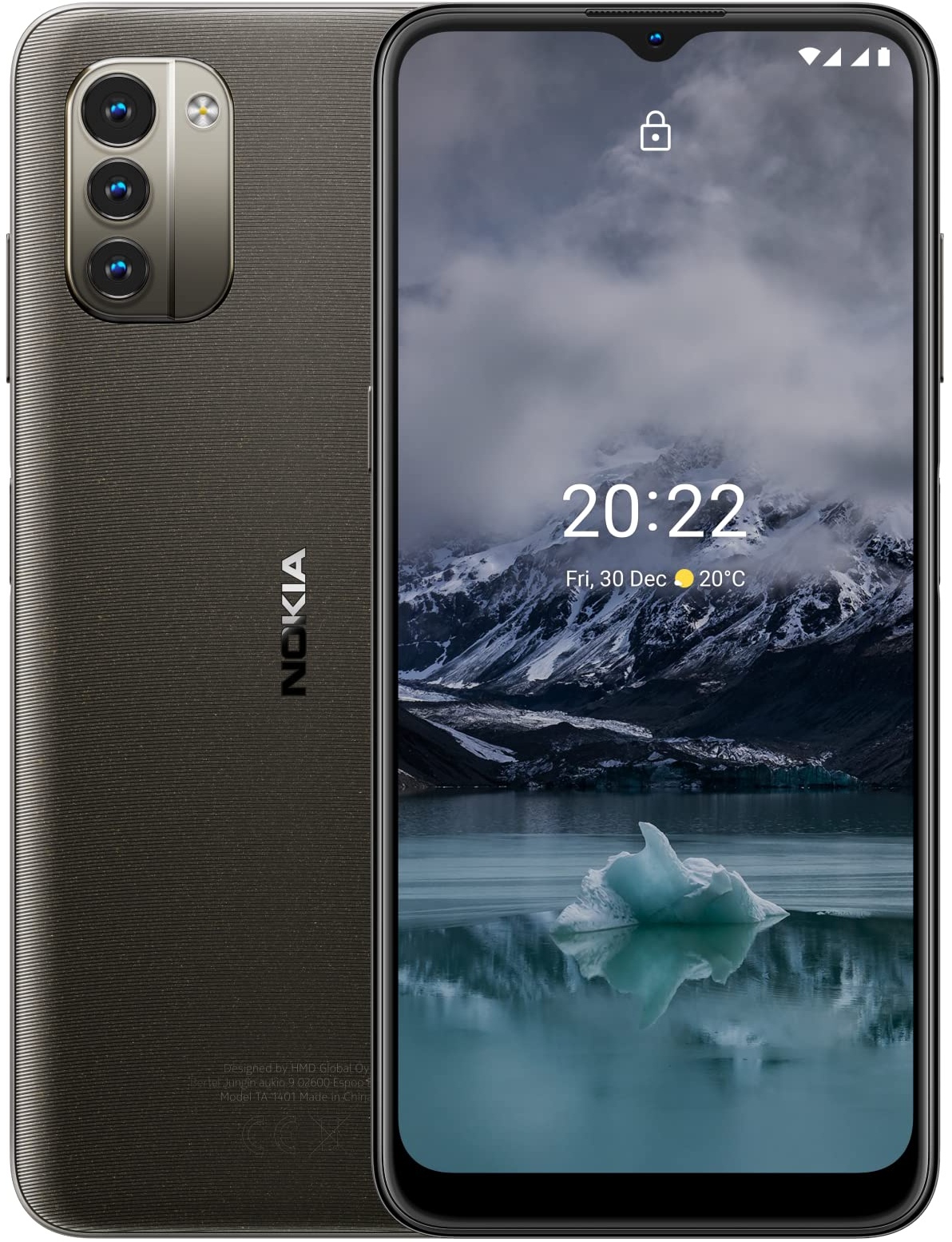 Nokia G11 Smartphone, 6,5-Zoll-HD+, 90-Hz-Bildfrequenz, Android 11, Google Assistant, 3 GB RAM/32 GB ROM, uSD Unterstützt bis 512 GB, 5050 mAh, 13 MP, 2 MP Makro, 18-W-Schnellladekompatibel, Charcoal