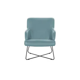 Ravensberger Werkstätten Sessel RW Wing Leder 67 x 87 x 74 cm Blau