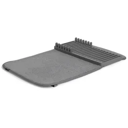 UMBRA Abtropfgestell mit Mikrofaser-Abtropfmatte UDRY MINI 50 x 33 cm anthrazit