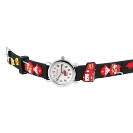 Excellanc Kinder Armbanduhr Lenny Lenny, silberfarbig, Mineralglas - Silber/Schwarz