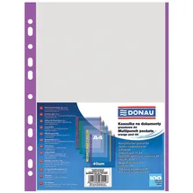 Donau Elektronik Prospekthüllen Genarbt Violett 100 St.
