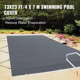 Vevor Rechteckig PVC Pool Abdeckplane 4 x 7 m