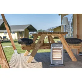 Eurom Safe-t-Shine 1200 Compact Heizstrahler 1,2 kW grau
