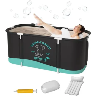 Faltbare Badewanne | Tragbare Faltbare Badewanne | Platzsparende Badewanne | Reisebadewanne Faltbare Babybadewanne Silikon Faltbare Badewanne für Erwachsene
