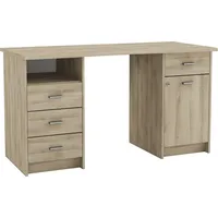 Preisbrecher Schreibtisch >Monaco 2< in Eiche aus Holzwerkstoff -