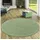 Snapstyle Runder Hochflor Teppich Milano Mintgrün - 100% Polypropylen, ca. 43 mm Florhöhe, weich & pflegeleicht, schadstoffgeprüft, ideal für Wohnzimmer, Schlafzimmer oder Flur - modern & gemütlich