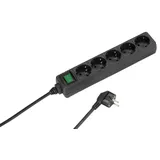 Vivanco Steckdosenleiste 1,4 m Schwarz 5 St.