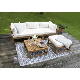 Green Spirit Karmoy Loungeset braun/beige