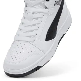 Puma Rebound V6 Mid Unisex Weiß/Schwarz 36