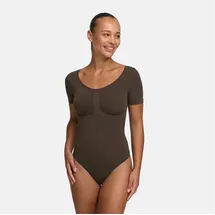 creamy fabrics Miederbody T-Shirt Braun XS