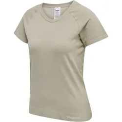 hummel hmlMT FLOW Seamless Funktionsshirt Damen chateau gray M