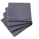 G. Wurm Untersetzer Schiefer 4 Stück 10x10cm