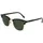 Ray Ban Clubmaster RB3016 W0365 51-21 polished black on gold/green