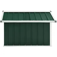 vidaXL Mährobotergarage 92x97x63 cm Verzinkter Stahl Grün
