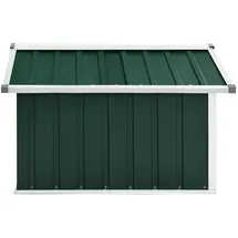 vidaXL Mährobotergarage 92x97x63 cm Verzinkter Stahl Grün