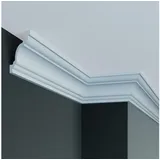 PROVISTON - Stuckleiste Polyurethan 64 x 69 x 2000 mm Weiß Deckenleiste