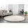 THEKO Wollteppich THEKO "FLOKOS 1250", beige (natur), H:40mm Ø:70cm, Wolle, Teppiche, original griechischer Flokati, Hochflor, Uni-Farben, reine Wolle