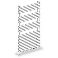 Zehnder Designheizkörper 1230 x 496 mm elektrisch braun IPS