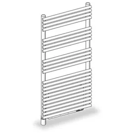 Zehnder Designheizkörper 1230 x 496 mm elektrisch braun IPS