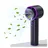 Montegoni Handventilator Tragbarer Mini USB Ventilator, Handventilator USB Ventilator, Starke Windleistung, Digitaldisplay, leise & USB-aufladbar grau